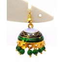 Meenakari Minakari Enamel Jhumka Jhumki Handmade Earring Jewelry Chandelier A145
